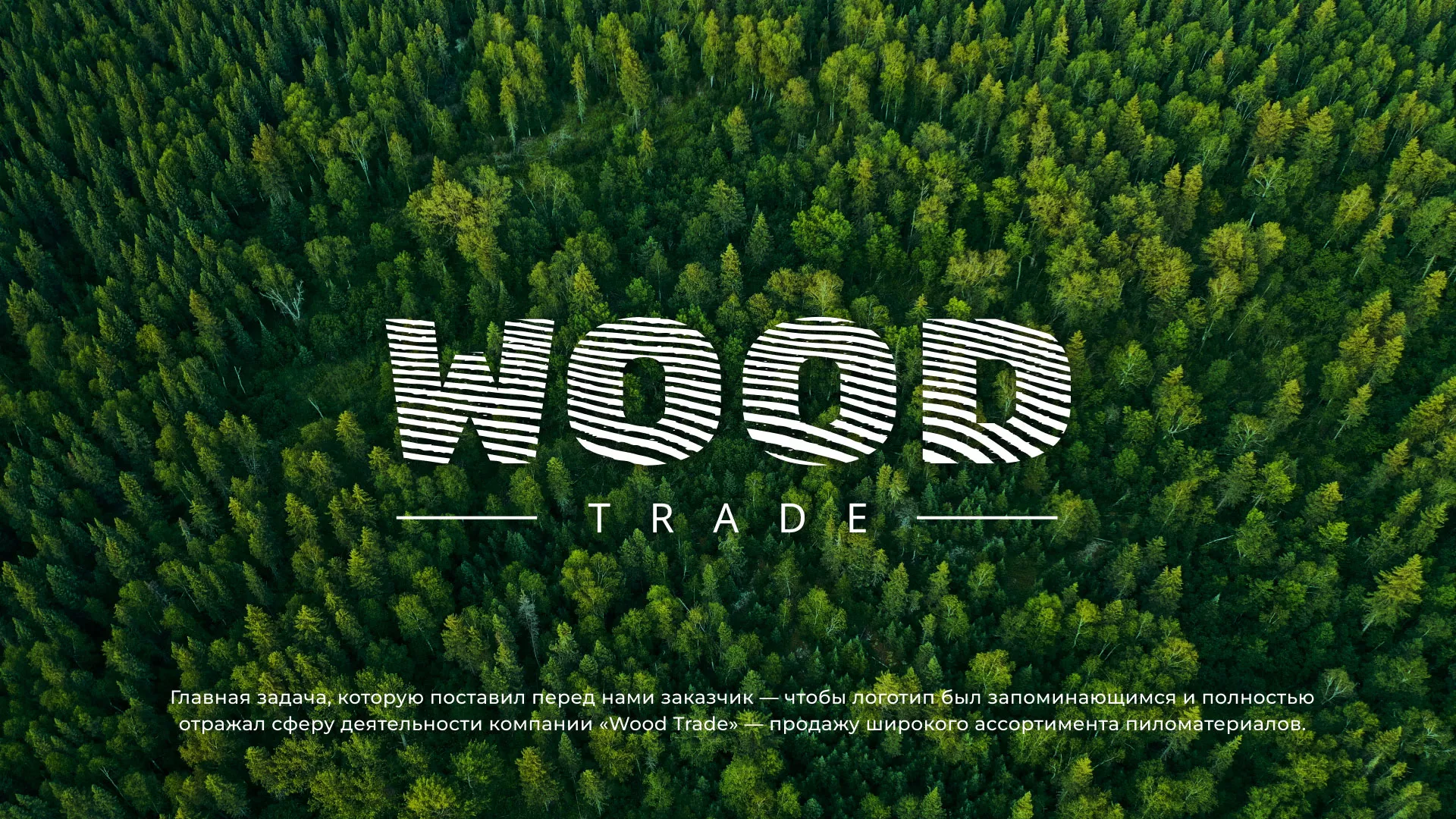 Разработка логотипа для компании «Wood Trade» в Бийске