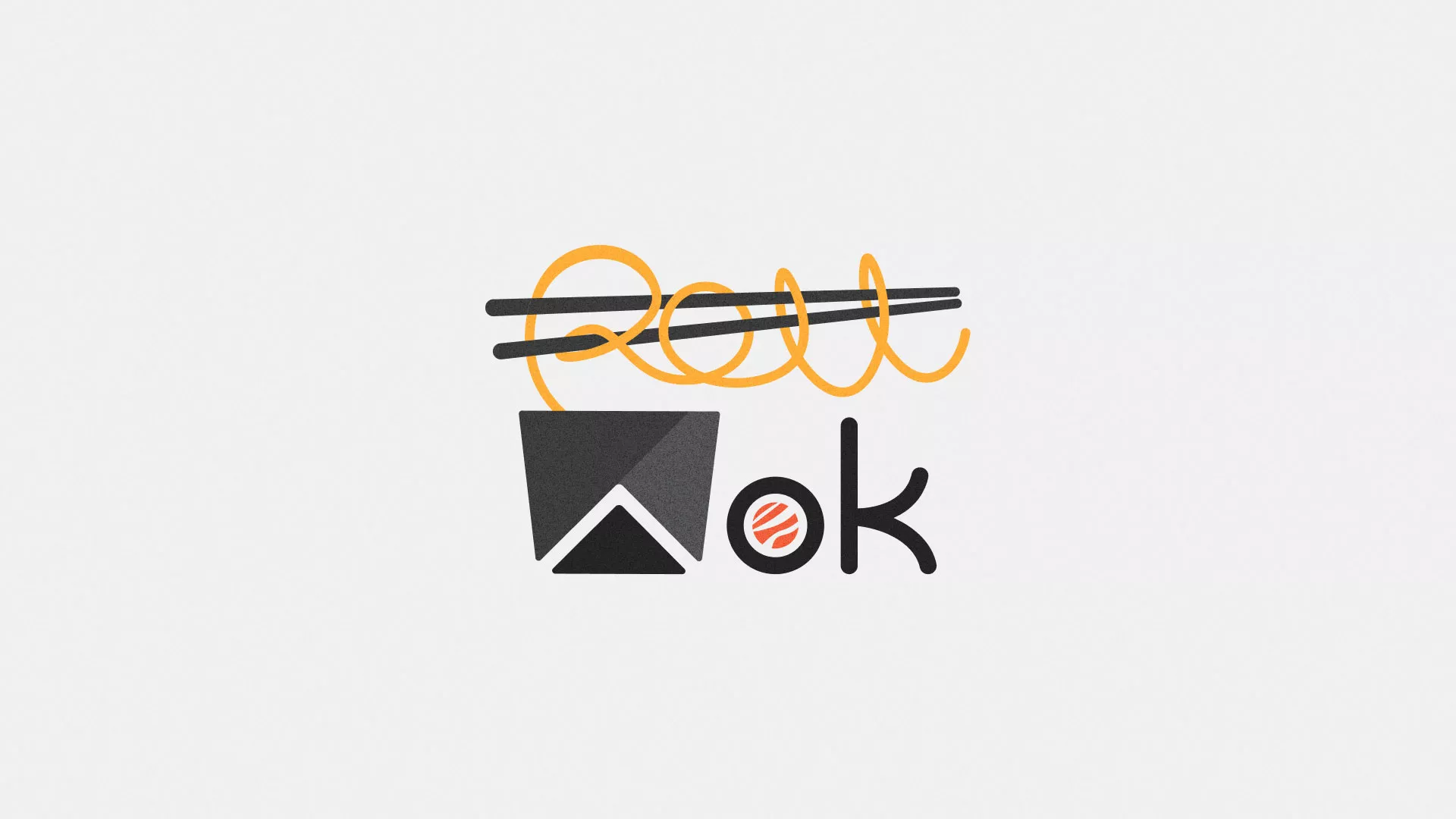 Разработка логотипа в Бийске для суши-бара «Roll Wok Club» Разработка логотипа в Бийске для суши-бара «Roll Wok Club»